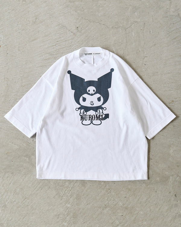 KUROMI'S round half sleeve T-SHIRT (front)