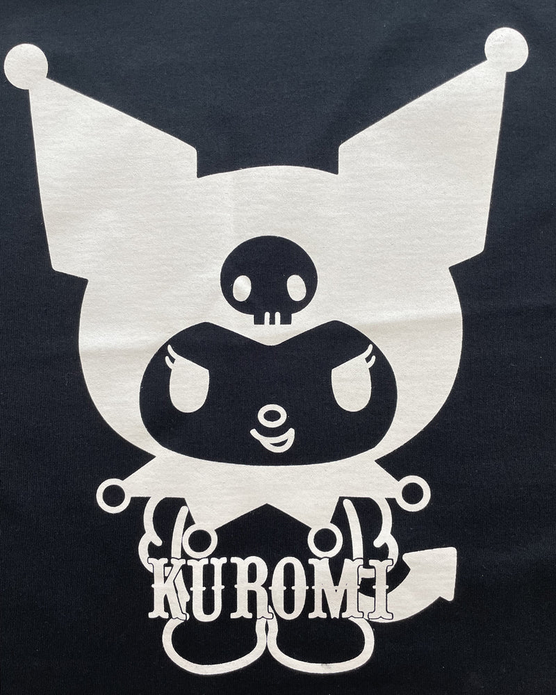 KUROMI'S round half sleeve T-SHIRT (front)